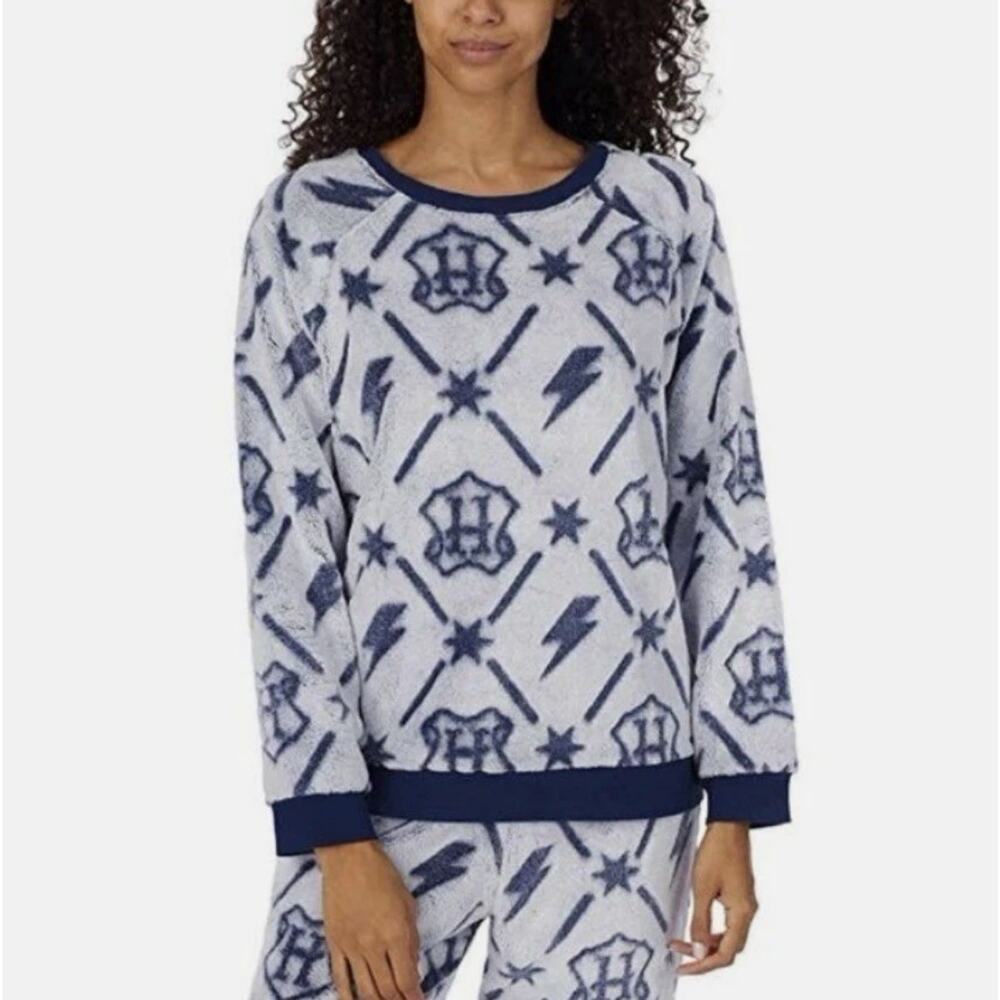 NWT Harry Potter Hogwarts Wizarding World Women's Fleece Jogger Lounge Set 2pc M - Picture 3 of 16